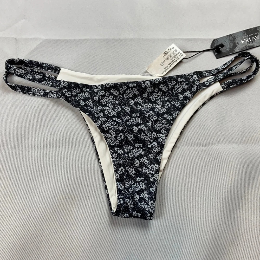 Tavik Floral Print Bikini Swimsuit Bottom Size S